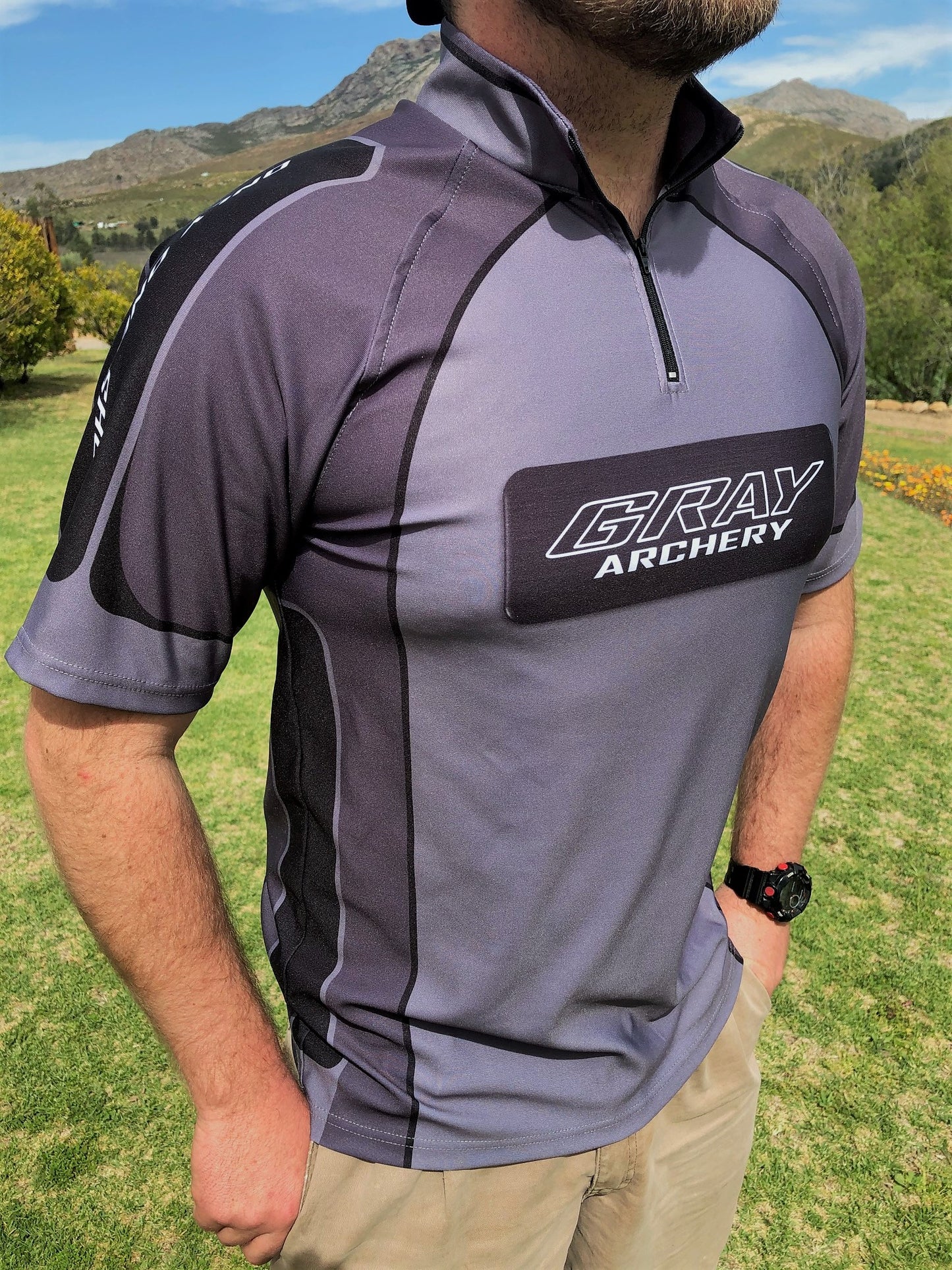 GRAY Archery Shooter Shirt